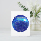 Das Gebet des Herrn Postkarte (Stehend Vorderseite)