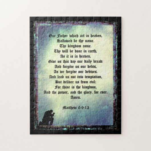 Das Gebet des Herrn Puzzle (Vertikal)