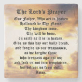 Das Gebet des Herrn, Sonnenaufgang, Marmor-Unterse Steinuntersetzer (Vorderseite)