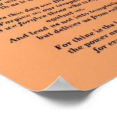 Das Gebet des Herrn - Traditionelles Versions-Post Poster (Ecke)