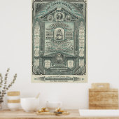 Das Gebet des Herrn und die zehn Gebote [1882] Poster (Küche)