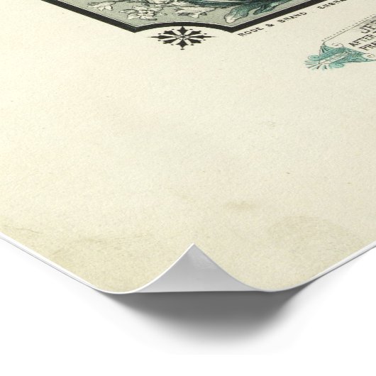 Das Gebet des Herrn und die zehn Gebote Poster (Ecke)