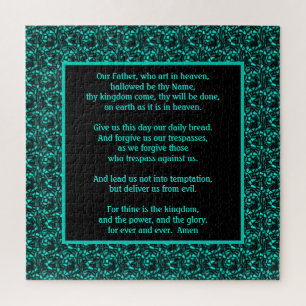 Das Gebet des Herrn Unser Vater Abstrakte Grenze Puzzle