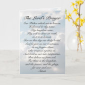 Das Gebet des Herrn, unser Vater, der im Himmel Ku Karte (Gelbe Blume)