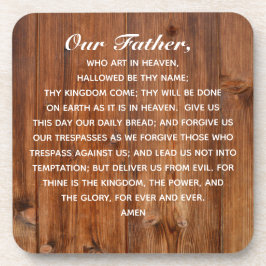 Das Gebet des Herrn Unser Vater, der im Himmel Kun Getränkeuntersetzer