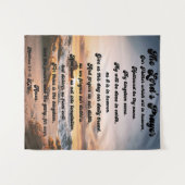 Das Gebet des Herrn Wandteppich (Vorderseite (Horizontal))