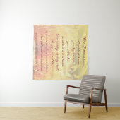 Das Gebet des Herrn Wandteppich (Beispiel (Horizontal))