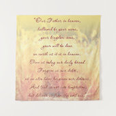 Das Gebet des Herrn Wandteppich (Vorderseite)