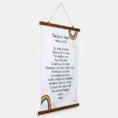 Das Gebet des Herrn Wandteppich Mit Holzrahmen (Gewinkelt)