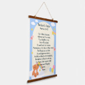 Das Gebet des Herrn Wandteppich Mit Holzrahmen (Gewinkelt)