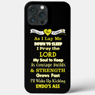 Das Gebet des Kriegers...Endometriose Case-Mate iPhone Hülle