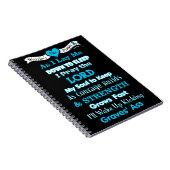 Das Gebet des Kriegers...Graves's Notebook Notizblock (Rechte Seite)