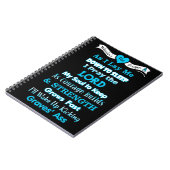 Das Gebet des Kriegers...Graves's Notebook Notizblock (Linke Seite)