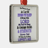 Das Gebet des Kriegers Silbernes Ornament (Rechts)