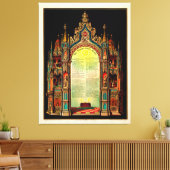 Das Gebet des Löwen (1892) Leinwanddruck (Insitu (Wohnzimmer))