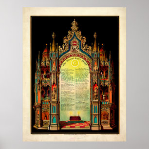 Das Gebet des Löwen (1892) Poster