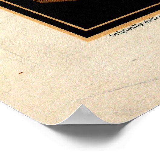 Das Gebet des Löwen (1892) Poster (Ecke)