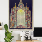 Das Gebet des Löwen [1892] Poster (Heimbüro)