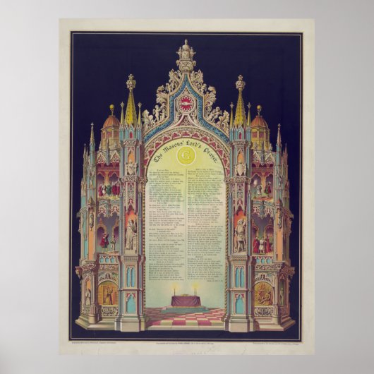 Das Gebet des Löwen [1892] Poster (Vorne)