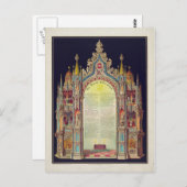 Das Gebet des Löwen von Huncke 1892 Postkarte (Vorne/Hinten)