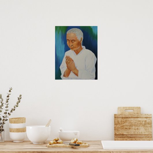 Das Gebet einer Großmutter Poster (Küche)