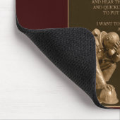 Das Gebet eines Feuerwehrmanns Mousepad (Ecke)