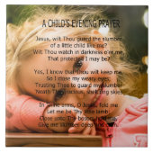 DAS GEBET EINES KINDES FLIESE (Vorderseite)