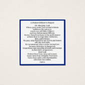 Das Gebet eines Polizeibeamten (Rückseite)