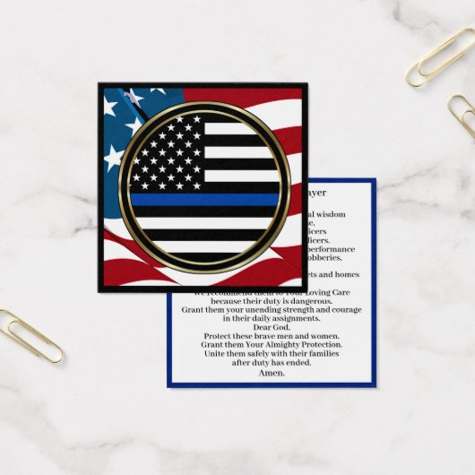 Das Gebet eines Polizeibeamten (Büro)