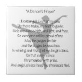 Das Gebet eines Tänzers Fliese (Vorderseite)