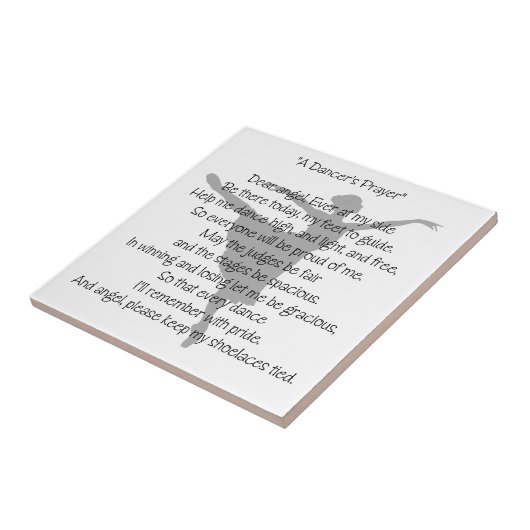 Das Gebet eines Tänzers Fliese (Seite)