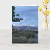 Das Gebet eines Tieres - Wenn eine Reise endet - Karte (Gelbe Blume)