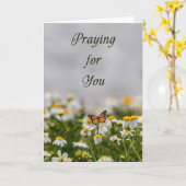 Das Gebet für Ihre Christliche Grußkarte Karte (Gelbe Blume)