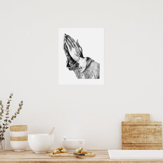 Das Gebet-Hands-Poster Poster (Küche)