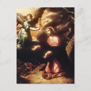 Das Gebet im Garten von Luis Juarez Postkarte
