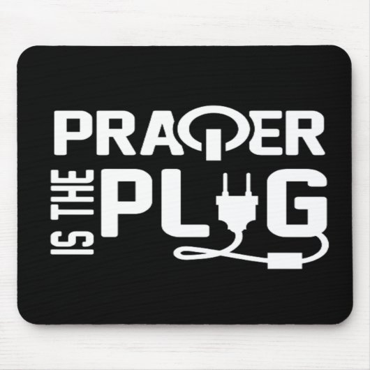 Das Gebet ist das Plug-Mouse-Pad Mousepad (Vorne)