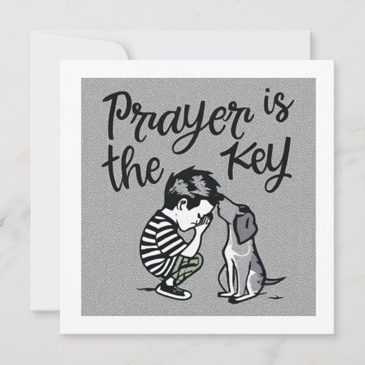 Das Gebet ist der Schlüssel (Vorderseite)