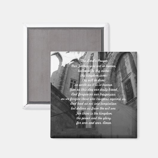 Das Gebet-Magnet des Herrn Magnet (Vorderseite/Rückseite)