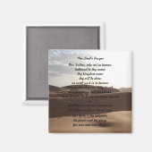 Das Gebet-Magnet des Herrn Magnet (Vorderseite/Rückseite)