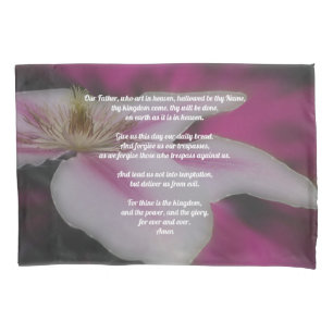 Das Gebet unseres Vaters Clematis Kissenbezug
