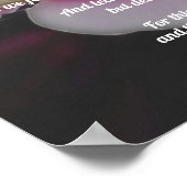 Das Gebet unseres Vaters Clematis Poster (Ecke)