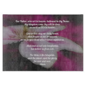 Das Gebet unseres Vaters Clematis Schneidebrett (Vorderseite)