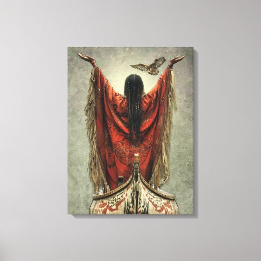 Das Gebet - verschlungene Leinwand (Vorderseite)