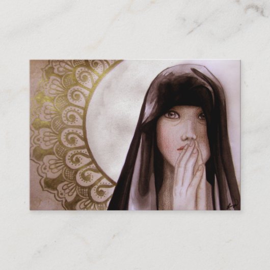 Das Gebet Visitenkarte (Vorderseite)