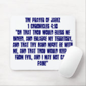 DAS GEBET VON JABEZ1 zeichnet 4:10 " oh dieses Th… Mousepad (Mit Mouse)
