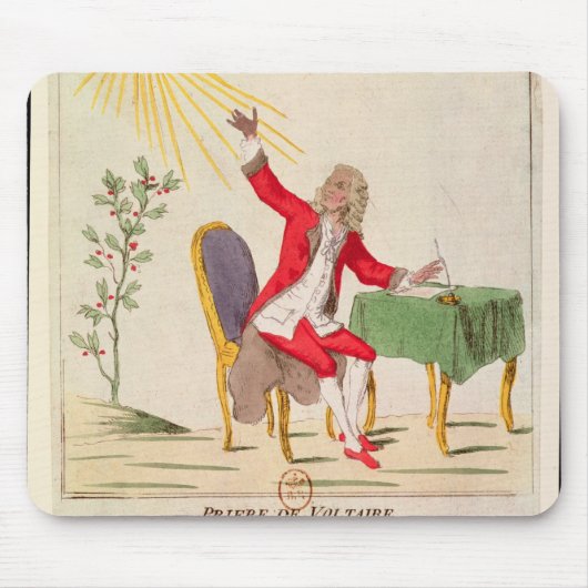 Das Gebet von Voltaire Mousepad (Vorne)