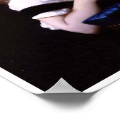 Das Gebet von WIlliam-Adolphe Bouguereau Poster (Ecke)