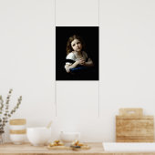 Das Gebet von William Bouguereau (Print) Poster (Küche)