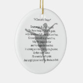 Das Gebets-kundengerechte Verzierung eines Tänzers Keramikornament (Rechts)