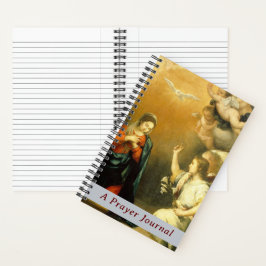 Das Gebetsblatt der Ankündigung Notizblock